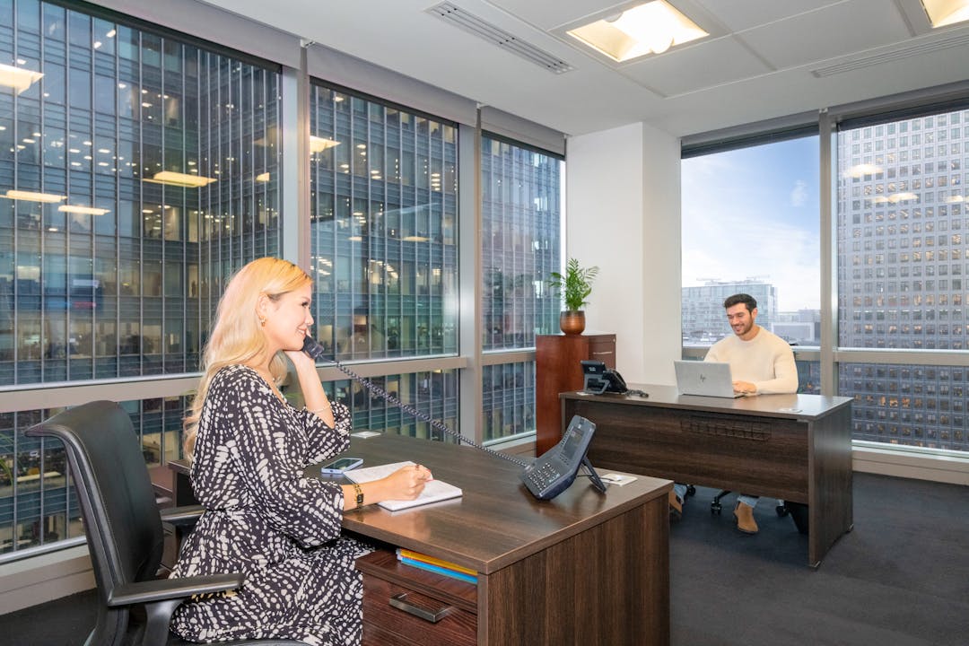 Canary Wharf – 3 Person Office – Bank Street